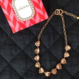 Stella and Dot Somerville peach necklace